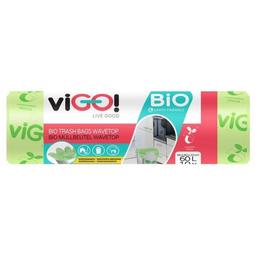 Пакети для сміття viGO! Bio PLA, 60 л, 10 шт.