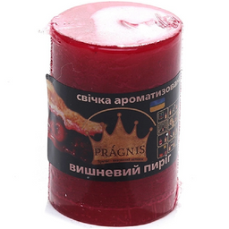 Свічка Pragnis Рустик, 5,5х8 см, вишневий (CA558-CHP)