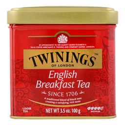 Чай черный Twinings English Breakfast, 100 г (109094)