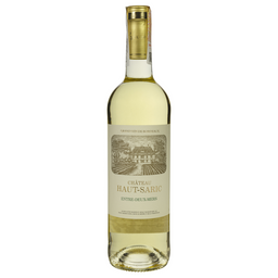 Вино Chateau Haut-Saric Entre-Deux-Mers Bordeaux, біле, сухе, 0,75 л