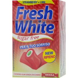 Жевательная резинка Fresh White Клубника-лайм без сахара 29 г