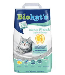 Бентонітовий наповнювач Biokat's Bianco Fresh, 5 кг (G-75.65)