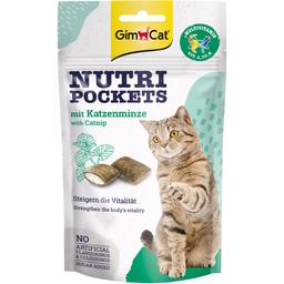 Лакомство для кошек GimCat Nutri Pockets с кошачьей мятой и мультивитаминами, 60 г