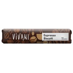 Шоколад молочний Vivani Espresso Biscotti органічний 40 г