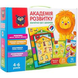 Магнитная игра с доской Vladi Toys Свойства. Академия развития. укр. язык (VT5412-03)