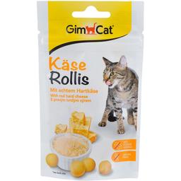 Ласощі для котів GimCat Kase-Rollis загальнозміцнюючий комплекс із сиром, 40 г