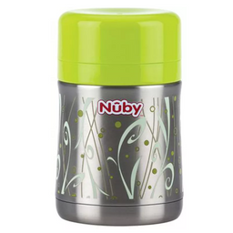 Термос Nuby, для еды, с отсеком для сухих продуктов и ложкой, 450 мл (5475)