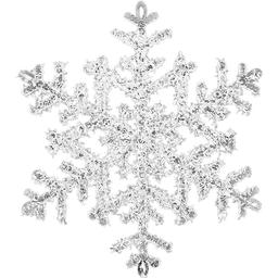 Снежинка декоративная Novogod'ko 20 см иней (974875)