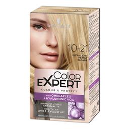 Крем-фарба для волосся Schwarzkopf Color Expert, з гіалуроновою кислотою, відтінок 10-21 (Перлинний Блонд), 142,5 мл
