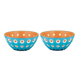 Набір салатників Guzzini, 12 см, 2 предмети, блакитний з помаранчевим (279412145)