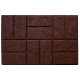 Коврик придверный Izzihome Torn Brick, 75х50 см, коричневый (2200000553232)