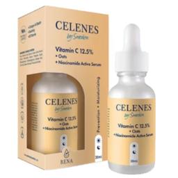 Сироватка для обличчя Celenes із вітаміном С 12.5% + OATS, 30 мл