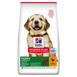 Сухой корм для щенков больших пород Hill's Science Plan Puppy Large Breed, с курицей, 14,5 кг (604386)