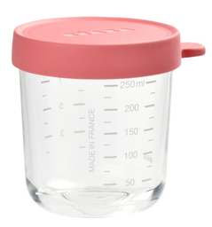Уценка. Контейнер стеклянный для хранения Beaba Babycook 250 мл розовый (912653)
