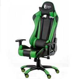 Геймерское кресло Special4you ExtremeRace черное с зеленым (E5623)