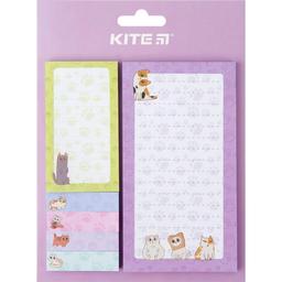 Блок бумаги с клейким слоем Kite Bread cat набор (K22-299-1)