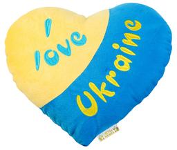 Подушка-сердце Tigres Я люблю Украину (ПД-0121)