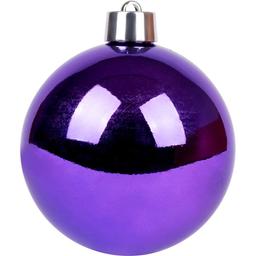 Новогодняя игрушка Novogod'ko Шар 20 cм глянцевая фиолетовая (974072)