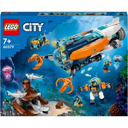 Конструктор LEGO City Глубоководная исследовательская подлодка, 842 детали (60379)
