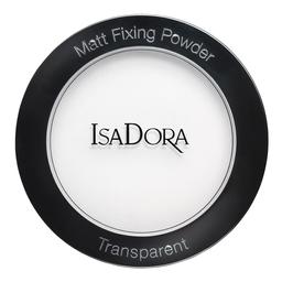 Пудра для обличчя фіксуюча IsaDora Matt Fixing Powder, відтінок 00 (Transparent), 9 г (492837)