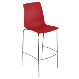 Барный стул Papatya X-Treme BSL, красный (4823052301187)