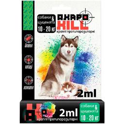 Краплі ЗооХелс АкароKILL протипаразитарні для собак 10-20 кг 2 мл