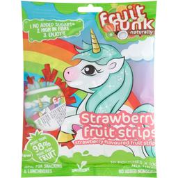 Жувальні цукерки Fruit Funk Unicorn Strawberry fruit strips 100 г