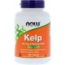 Келп Now Foods Kelp 150 мкг 200 таблеток