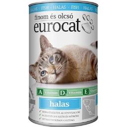Вологий корм для котів EuroCat, Риба, 415 г