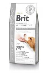 Беззерновой сухой корм для собак, для поддержки здоровья суставов Brit GF VetDiets Dog Mobility, с селедкой, лососем, горохом и гречкой, 12 кг