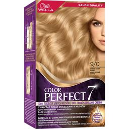 Стійка крем-фарба для волосся Wella Color Perfect 9/0 Дуже світлий блонд (4064666598406)