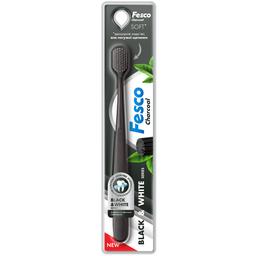 Зубна щітка Fesco Black and White Series Soft чорна