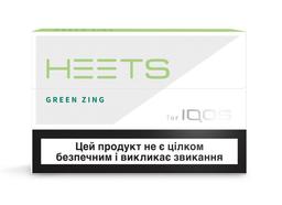 Стіки для електричного нагріву тютюну Heets Green Zing, 1 пачка (20 шт.) (782253)