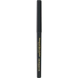 Автоматичний водостійкий олівець для очей Dermacol Waterproof Micro Eyeliner, №1, чорний