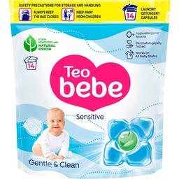 Капсулы для стирки детского белья Teo bebe Cotton Soft Сaps Sensitive 14 шт.