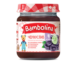 Пюре Bambolina Чорнослив, 100 г