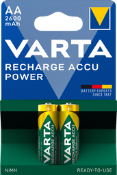 Аккумулятор Varta ACCU AA 2600mAh Bli 2 (ready 2 use), 2 шт. (05716101402)