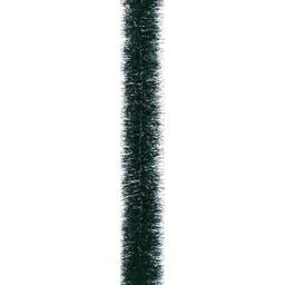 Мішура Novogod'ko 5 см 2 м зелена матова з срібними кінчиками (980376)