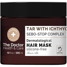 Маска для волос против перхоти The Doctor Health&Care Tar With Ichthyol + Sebo-Stop Complex Dermatological Hair Mask 295 мл