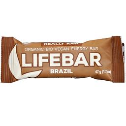 Батончик Lifefood Lifebar энергетический с бразильским орехом органический 47 г