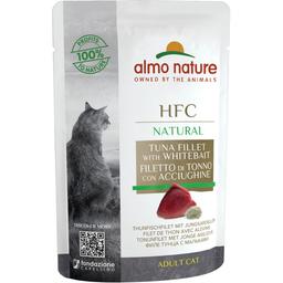 Вологий корм для котів Almo Nature HFC Cat Natural тунець і мальок, 55 г