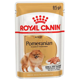 Влажный корм для взрослых собак породы Померанский шпиц Royal Canin Pomeranian Loaf, с мясом, 85 г (1256001)