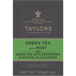 Чай зелений Taylors of Harrogate Green Tea With Mint з м'ятою 20х1.5 г