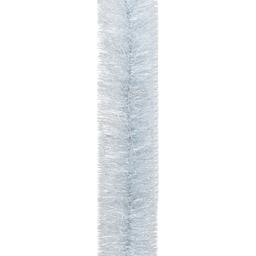 Мишура Novogod'ko 7.5 см 2 м серебро с белыми кончиками (980441)