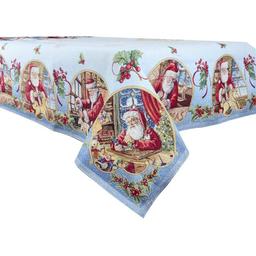 Скатертина новорічна Lefard Home Textile Hamlet гобеленова з люрексом, 220х140 см (716-019)