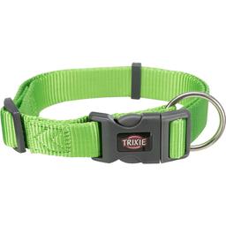 Нашийник для собак Trixie Premium, нейлон, L-XL, 40-65х2.5 см, яскраво-зелений