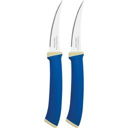 Набір ножів Tramontina Felice для томатів, синій, 7,6 см (23495/213)