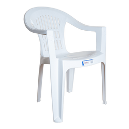 Кресло пластиковое Irak Plastik Bahar EKO, белый (HK340)