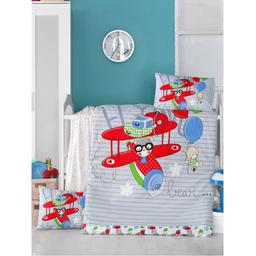 Комплект постельного белья LightHouse Bebek Flying, ранфорс, детский, 150х100 см, разноцветный (2200000035097)