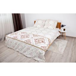 Комплект постельного белья ТЕП Happy Sleep Duo Glorius полуторный белый с бежевым (2-04008_26619)
